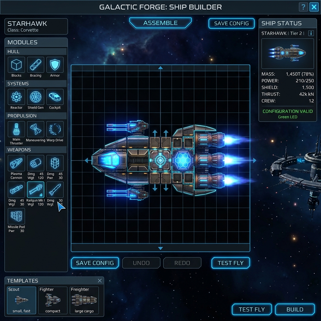 Cyber Scouts — ship builder